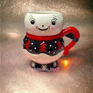 Johanna Parker snowman mug NEW